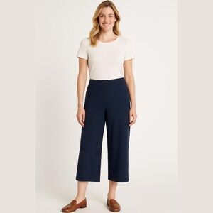 J. Jill Deep Blue Cropped Pants
